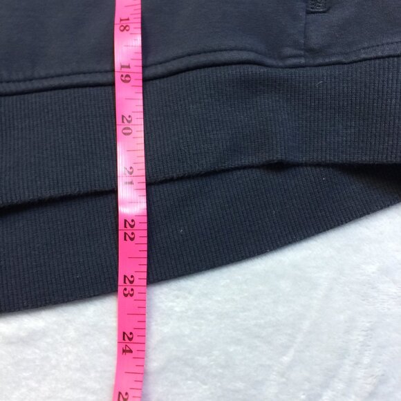 Old Navy Hoodie Jacket Sweatshirt Sz M Womans Navy Blue Dynamic Fleece Full Zip - Picture 10 of 11